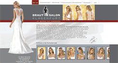 Desktop Screenshot of brautsalon.at